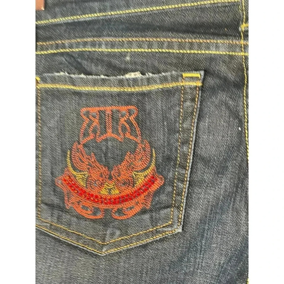 Rocks and Republic Womens Roth crthwrw Bootcut Leg Denim Jeans Sz 28 - Picture 7 of 12